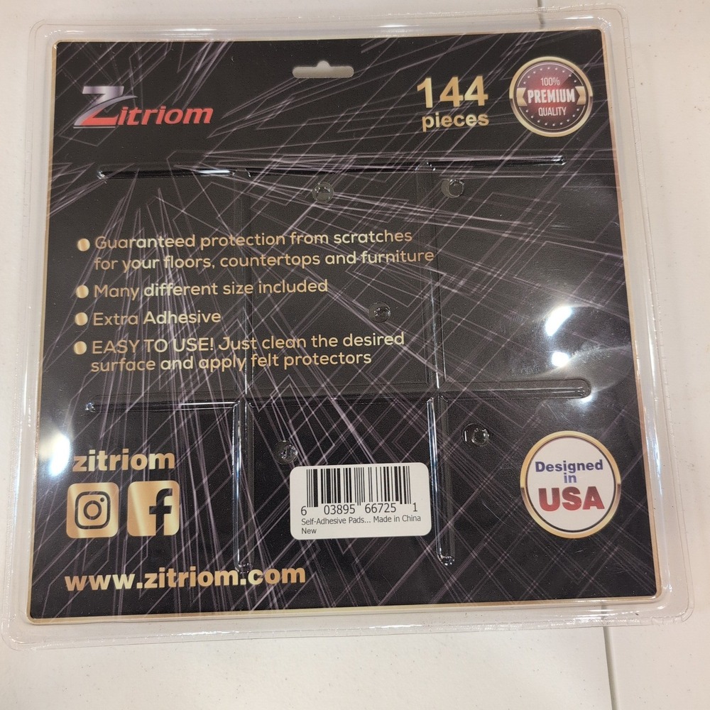 144 Pcs‎ Premium Self-Adhesive Felt Furniture Pads Scratch Protector Home - Picture 2 of 2